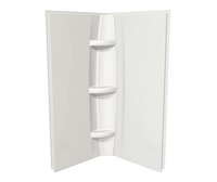 MAAX Acrylic 32 in. 32 in. x 72 in. 2-Piece Direct-to-Stud Corner