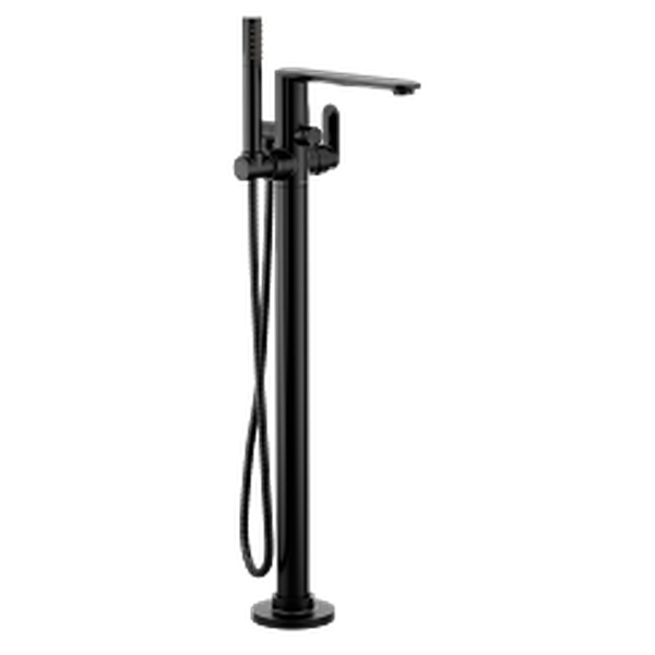 Moen Voss One Handle Tub Filler Includes Hand Shower - Matte Black