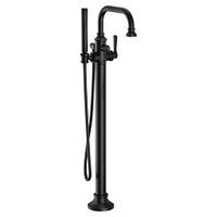 Moen Voss One Handle Tub Filler Includes Hand Shower - Matte Black