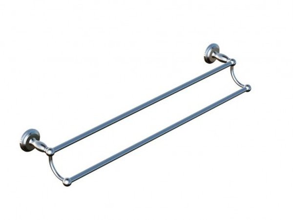 24 Seattle Collection Double Towel Bar - Oil Rubbed Bronze