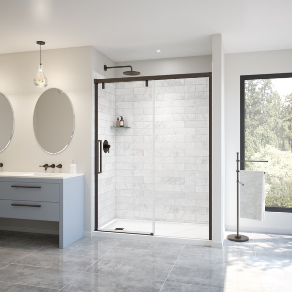 MAAX Connect X 72 Mm Sliding Shower Door For Alcove