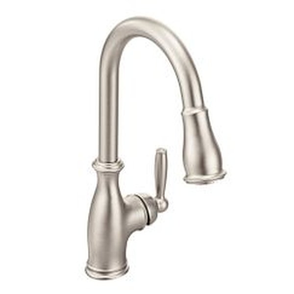 Moen Brantford One Handle Pull Down Kitchen Faucet - Spot Resist Stainless