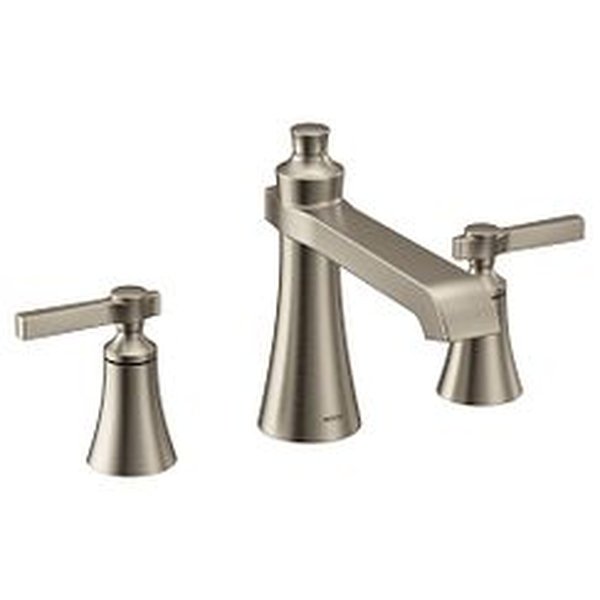 Moen Voss Two Handle Roman Tub Faucet - Brushed Nickel