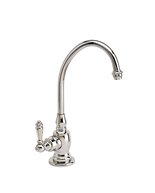 Waterstone Hampton Hot Only Filtration Faucet, Lever Handle - Satin Brass