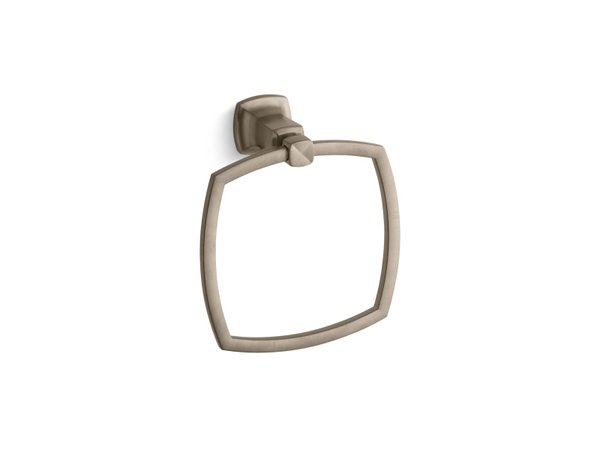 Kohler Iv Georges Brass Towel Ring In Polished Or Brushed Finishes In
