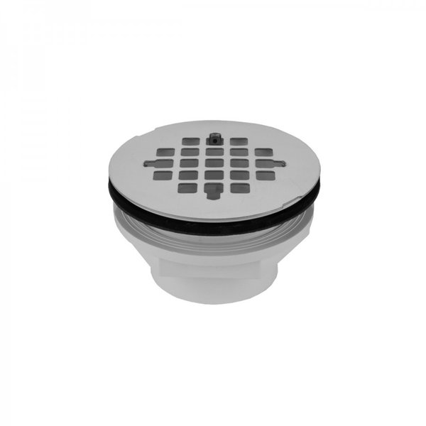 Oatey 3-in PVC Round White Snap-in Drain in the Shower Drains department at