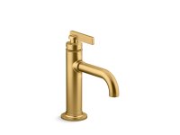 Kohler Avid Tall Single Handle Bathroom Sink Faucet, 1.0 Gpm - Vibrant  Brushed Moderne Brass