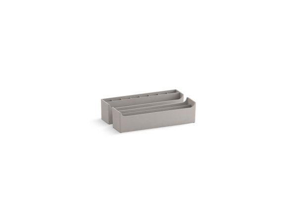 Kohler Drawer Organizer with Lid in Mohair Grey