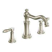 Moen Voss Two Handle Roman Tub Faucet Includes Hand Shower - Chrome