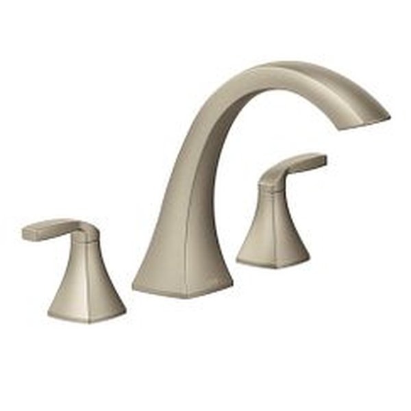 Moen Voss Two Handle Roman Tub Faucet - Brushed Nickel