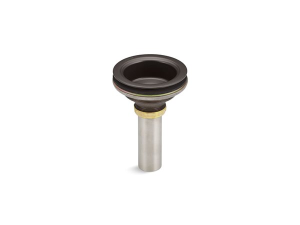 KOHLER Duostrainer 3.5-in Vibrant Stainless Brass Strainer in the