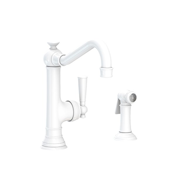 Jacobean Single Handle Kitchen Faucet with Side Spray