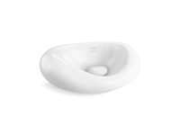 Botanical Study Design On Conical Bell Vessels Sink | K-14223-BT - View #5