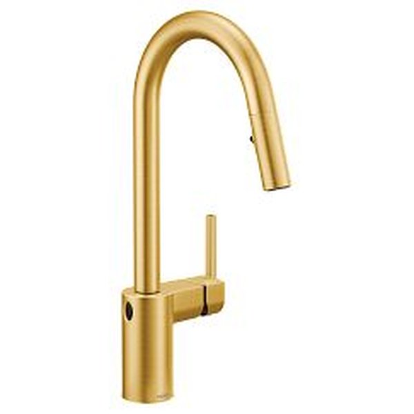 Moen Align One Handle Pull Down Kitchen Faucet - Brushed Gold