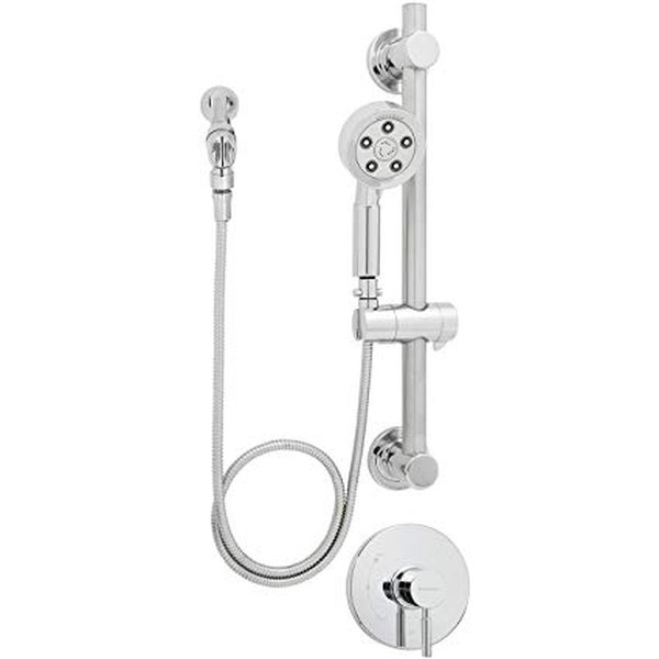 Speakman Neo Polished Chrome Shower Bar System (Valve Included)