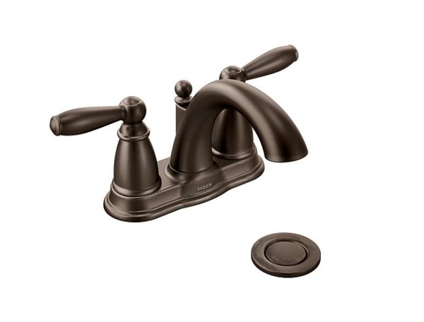 Moen Brantford Two Handle Bathroom Faucet - Oil Rubbed Bronze