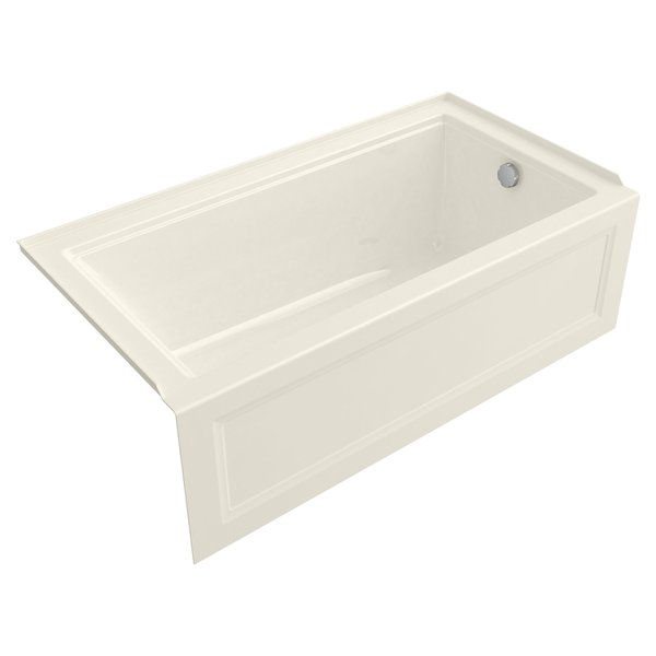 American Standard Town Square S 60 X 32 Integral Apron Bathtub With Right  Hand Outlet - Linen