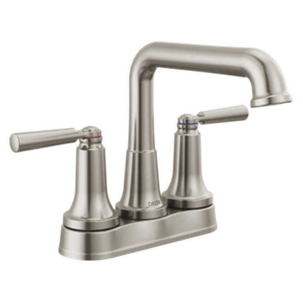 Delta Saylor Two Handle Tract Pack Centerset Bathroom Faucet - Stainless