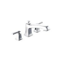 Moen Voss Two Handle Roman Tub Faucet Includes Hand Shower - Chrome