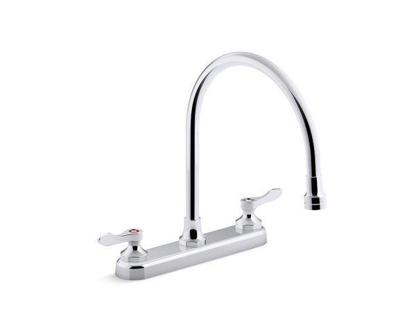 Triton Wall-Mount Bathroom Faucet - Lever Handles - Oil Rubbed Bronze