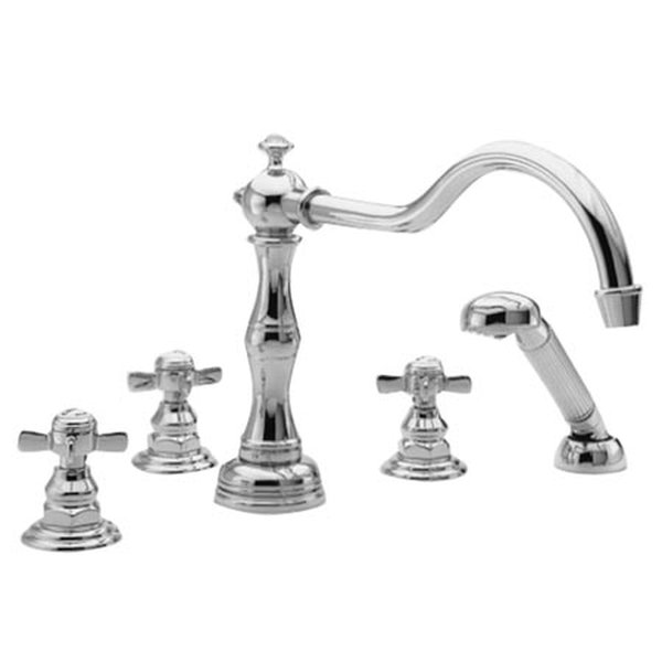 Moen Voss Two Handle Roman Tub Faucet Includes Hand Shower - Chrome