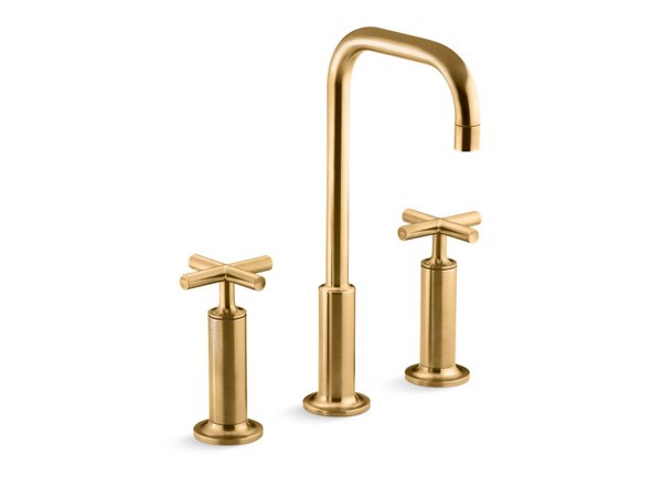 Kohler Purist Lavatory Faucet - Vibrant Brushed Moderne Brass