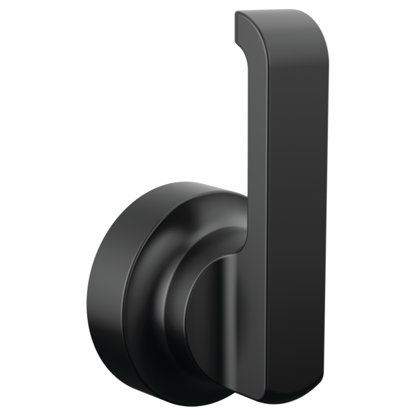 Brizo Levoir Hinged Robe Hook - Brilliance Black Onyx