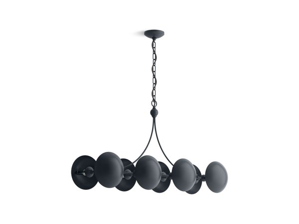 KOHLER Vorleigh 8-Light Polished Nickel Linear Chandelier