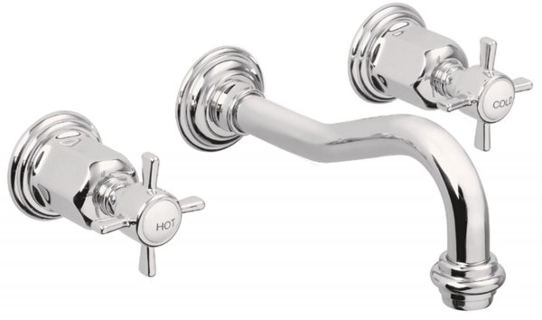 California Faucets Cardiff Two Handle Lavatory Wall Faucet Trim