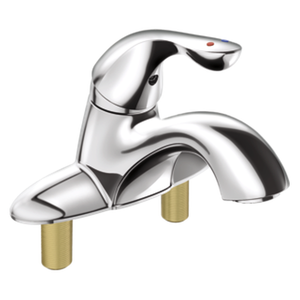 Delta Classic Single Handle Centerset Bathroom Faucet With City Shanks -  Chrome